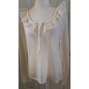 The limited  top Women's   Size XL color cream